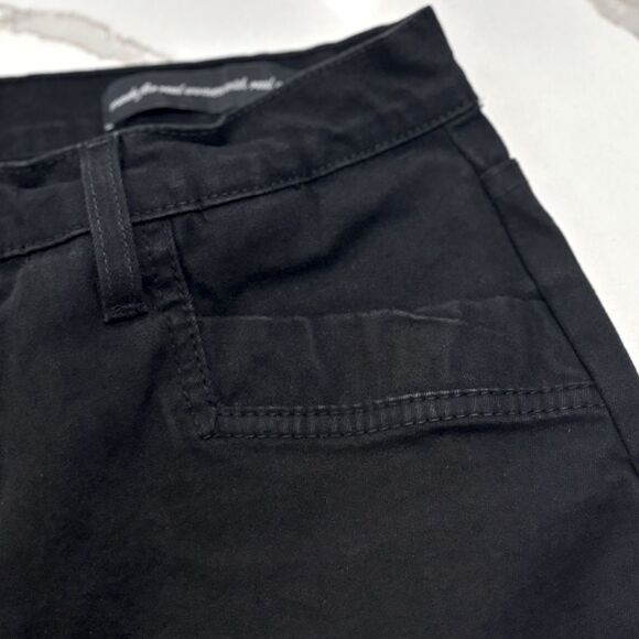 NYDJ | High Waisted Capris Pants Black Denim Button Jeans Size 10 - Picture 11 of 11
